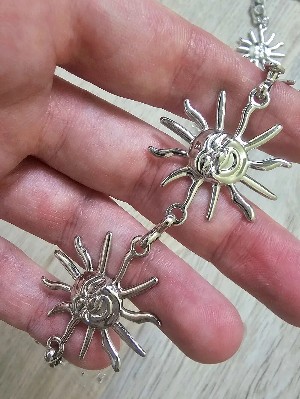 Celestial Boho Sun Lightweight Metal Belt